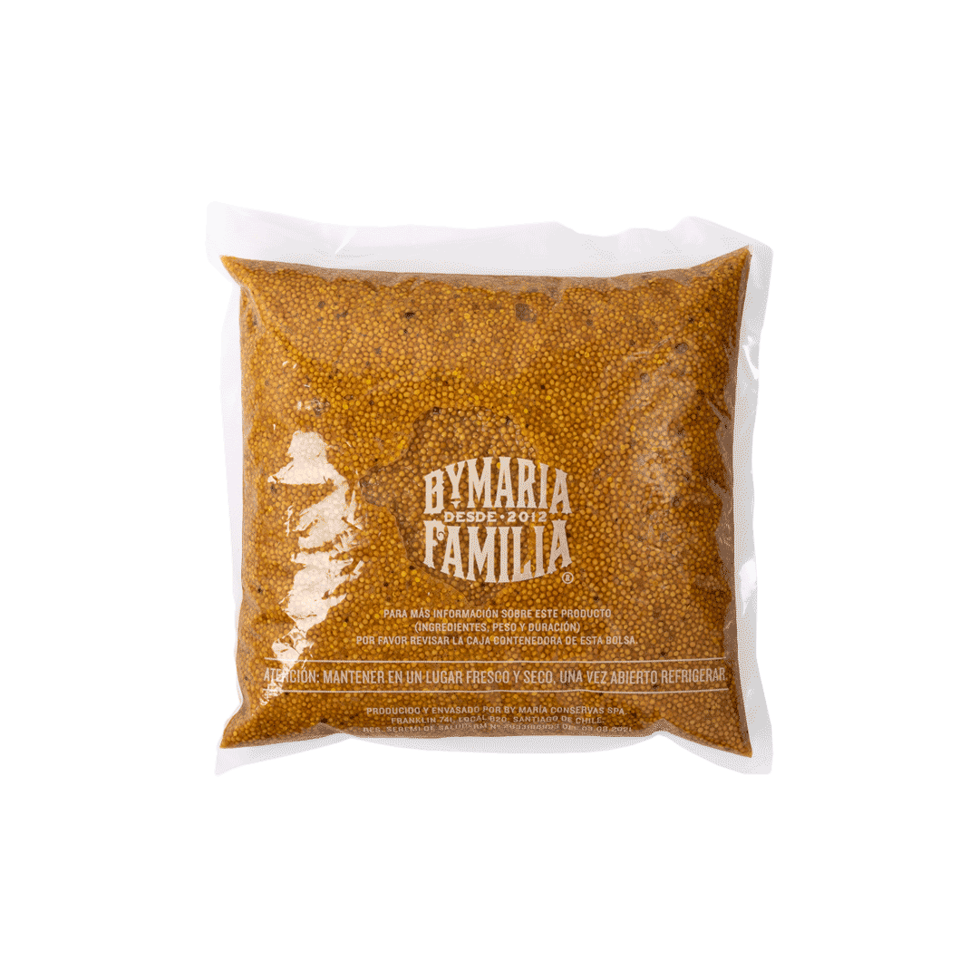 Mostaza Dulce · Caja 6 bolsas de 2,1 kg