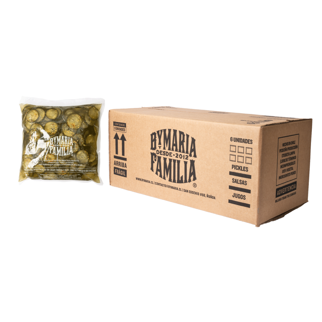 Caja 6uds. Pepinillos Dulces Corte Americano (6 x 2,1kg)