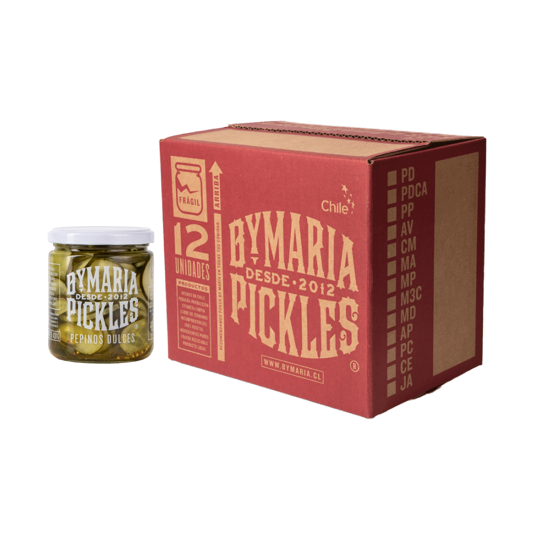 Caja 12uds. Pepinillos Dulces (12 x 450g)